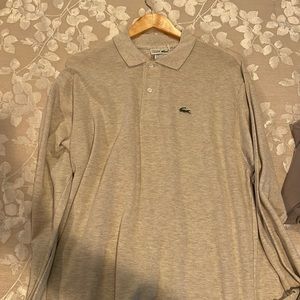 Lacoste long sleeve polo